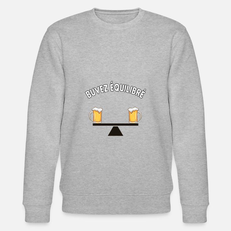 Buvez équilibré - Sweat bio CHANGER Stanley/Stella Unisexe - gris chiné