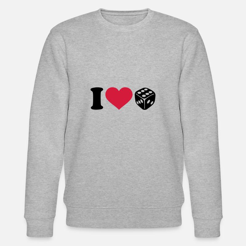 Würfel - Stanley/Stella Unisex Bio-Sweatshirt CHANGER  - Grau meliert