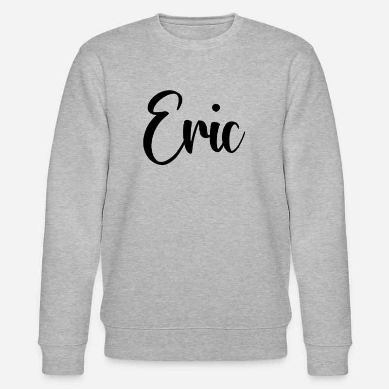 Name - Eric - Stanley/Stella Unisex Bio-Sweatshirt CHANGER  - Grau meliert