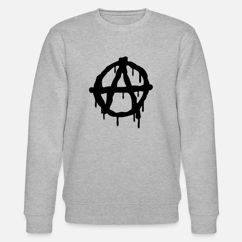 Anarchie - Stanley/Stella Unisex Bio-Sweatshirt CHANGER  - Grau meliert