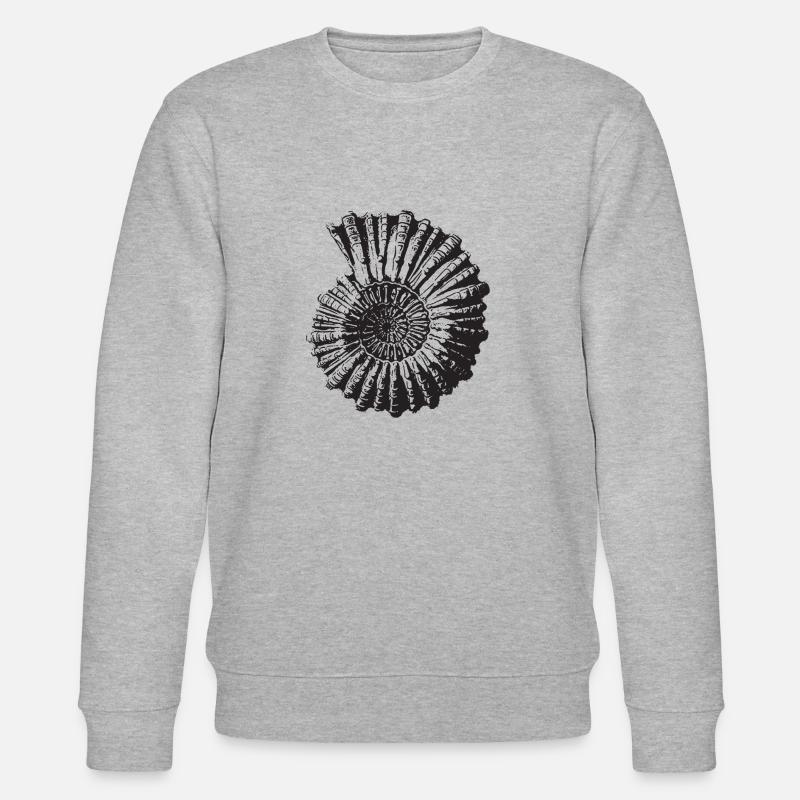 Escargot de pierre rétro - Sweat bio CHANGER Stanley/Stella Unisexe - gris chiné