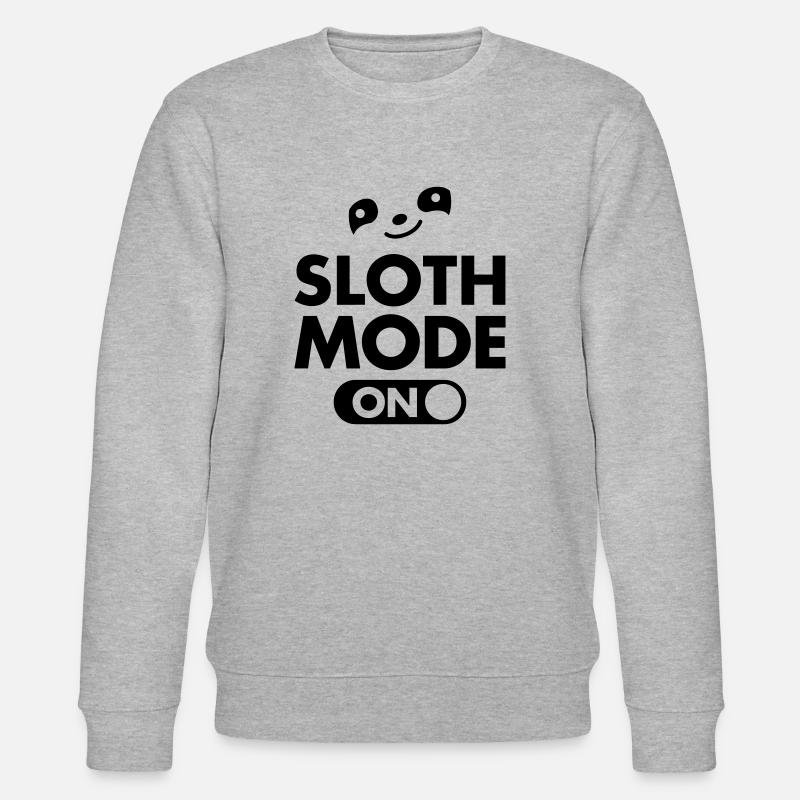 Sloth Mode (On) - Sweat bio CHANGER Stanley/Stella Unisexe - gris chiné