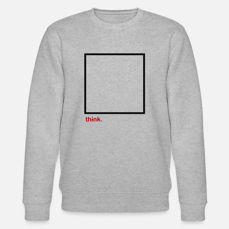 think outside the box - Stanley/Stella Unisex Bio-Sweatshirt CHANGER  - Grau meliert