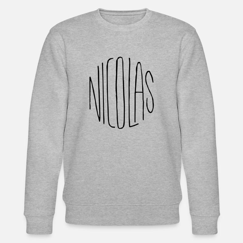 Cadeau Nicolas - Sweat bio CHANGER Stanley/Stella Unisexe - gris chiné