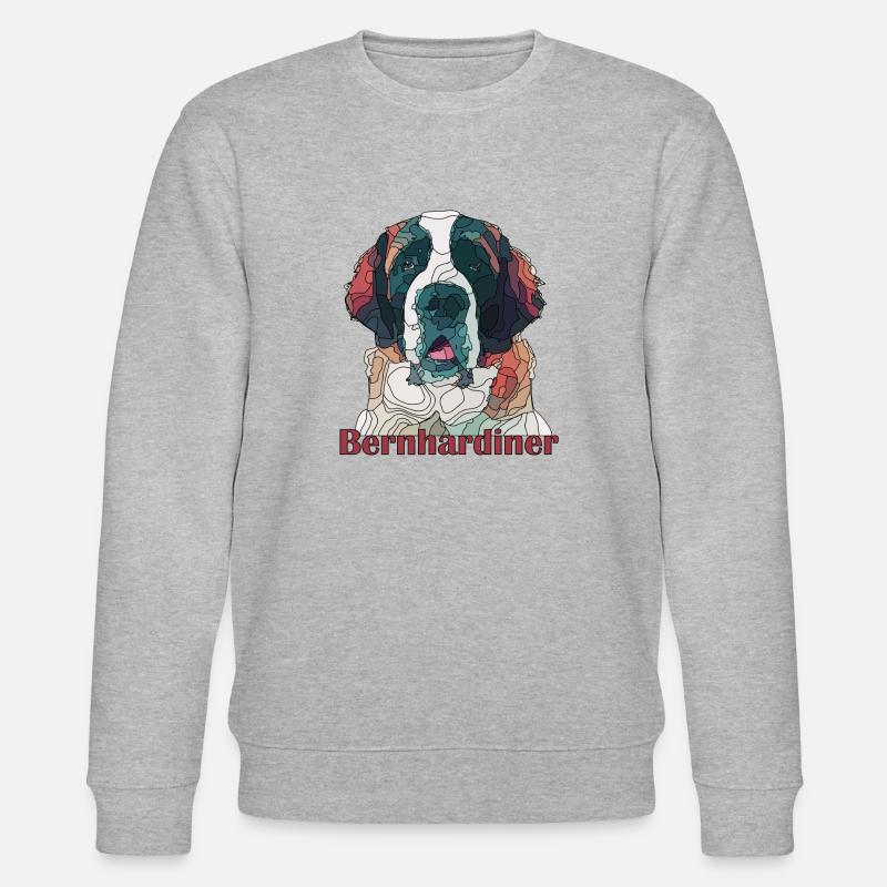 Saint-bernard - Sweat bio CHANGER Stanley/Stella Unisexe - gris chiné
