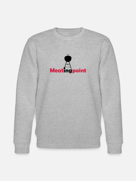 Meatingpoint Grill - Stanley/Stella Unisex Bio-Sweatshirt CHANGER - Grau meliert