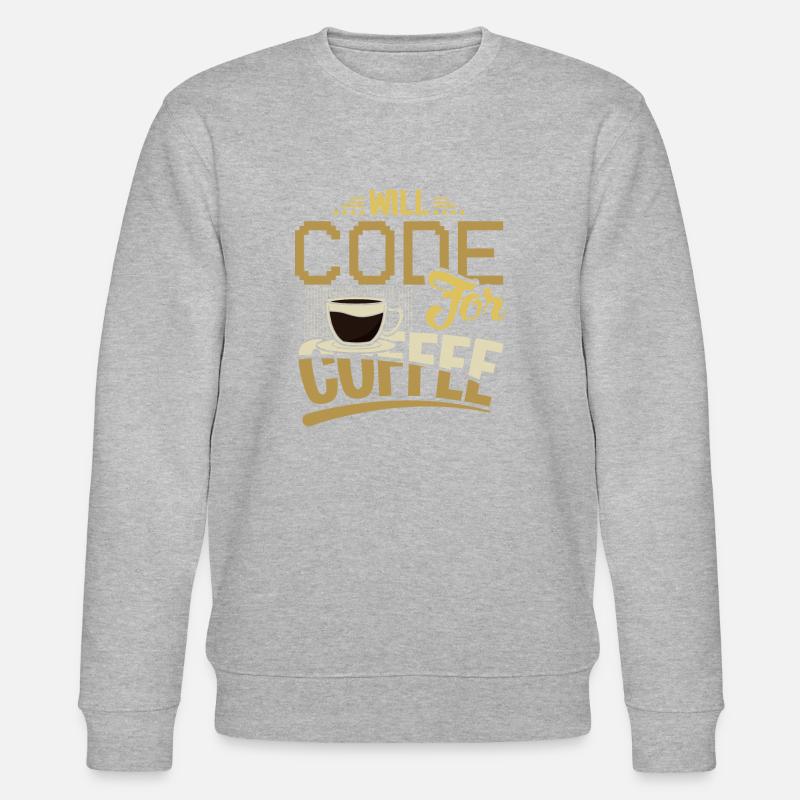 Software Engineering EDP Software Developer - Stanley/Stella CHANGER Unisex Organic Sweatshirt - heather grey