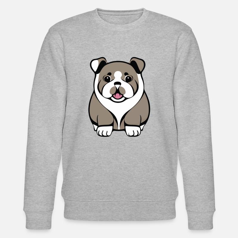 Juste chien mignon - Sweat bio CHANGER Stanley/Stella Unisexe - gris chiné