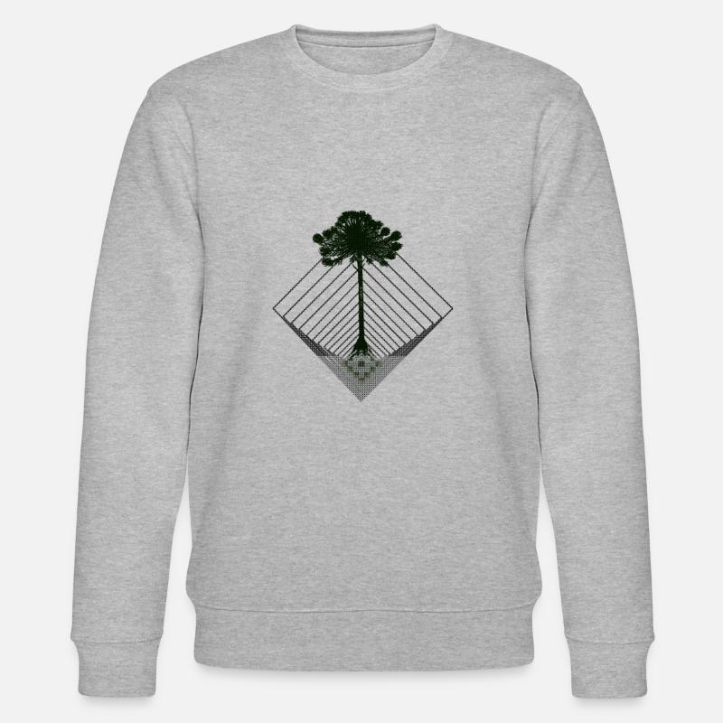 Die Araukarie Diamante - Stanley/Stella Unisex Bio-Sweatshirt CHANGER  - Grau meliert