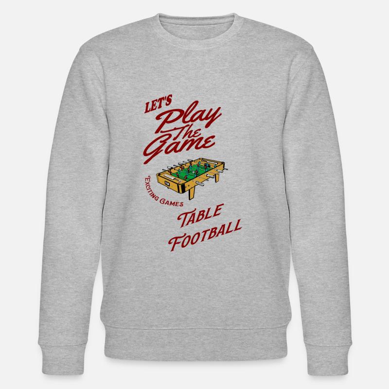 Tischfußball - Stanley/Stella Unisex Bio-Sweatshirt CHANGER  - Grau meliert