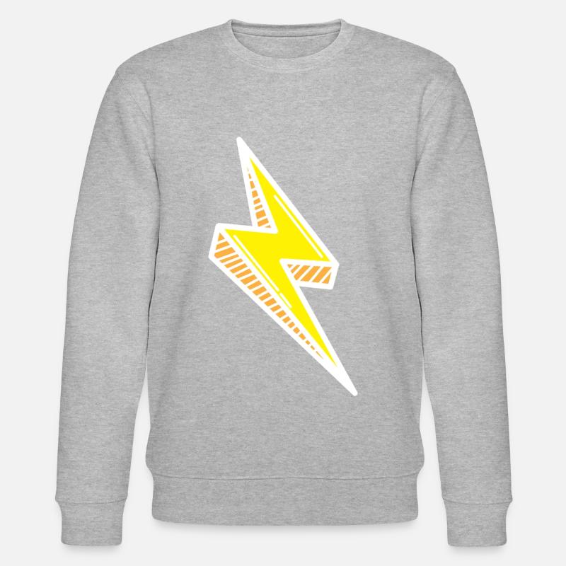 Blitz Comic Rapide - Sweat bio CHANGER Stanley/Stella Unisexe - gris chiné