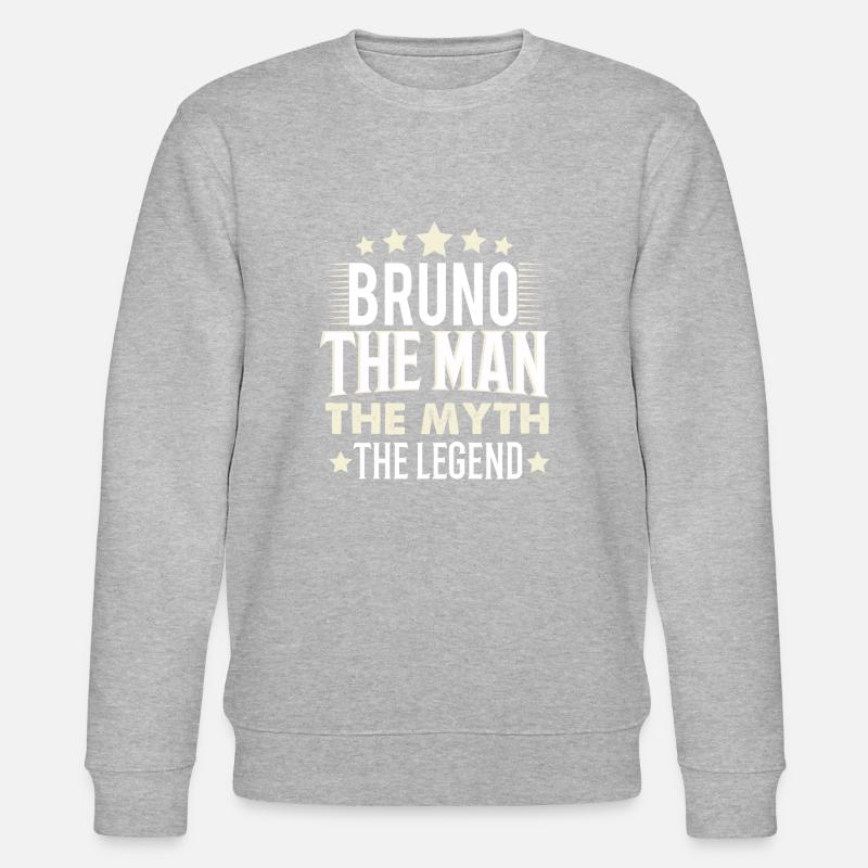 Bruno - Stanley/Stella Unisex Bio-Sweatshirt CHANGER  - Grau meliert