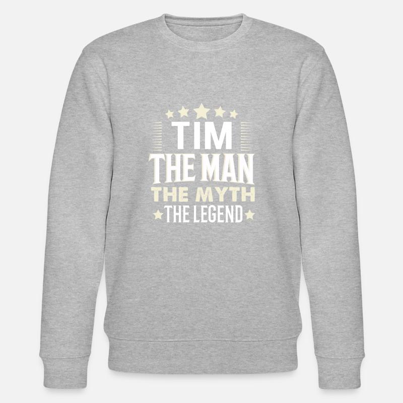 Tim - Stanley/Stella Unisex Bio-Sweatshirt CHANGER - Grau meliert