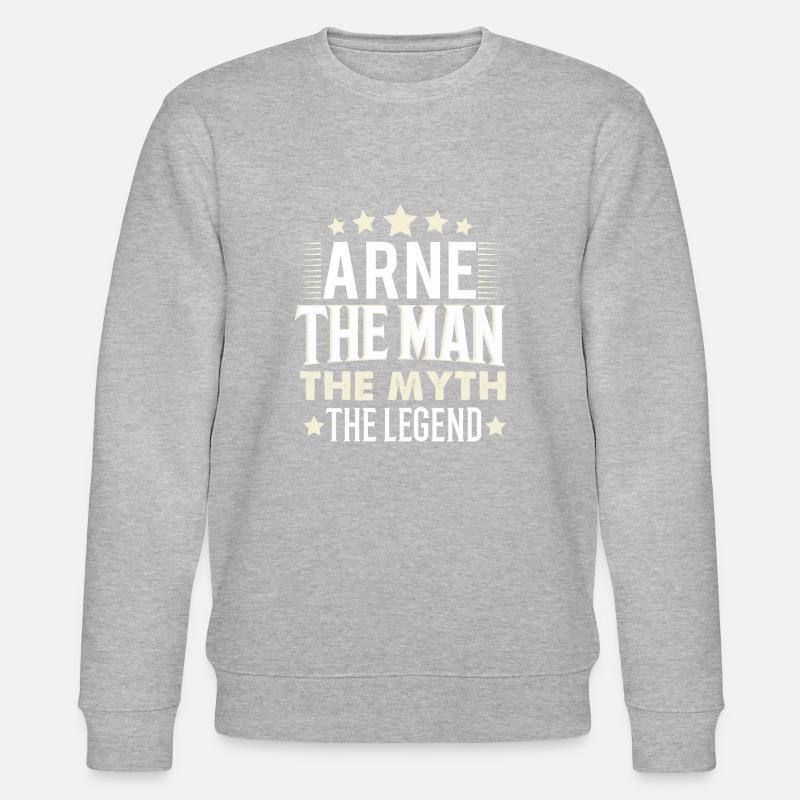 Arne - Stanley/Stella Unisex Bio-Sweatshirt CHANGER - Grau meliert