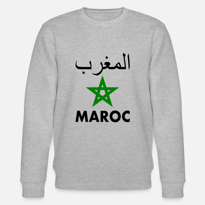 Maroc - Sweat bio CHANGER Stanley/Stella Unisexe - gris chiné