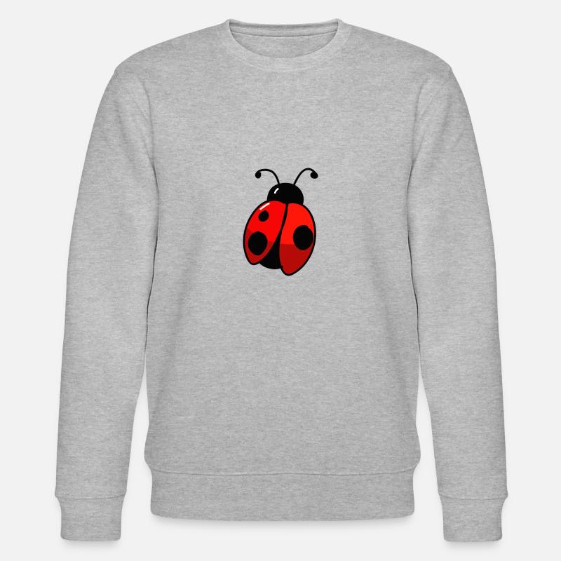 Marienkäfer - Stanley/Stella Unisex Bio-Sweatshirt CHANGER  - Grau meliert