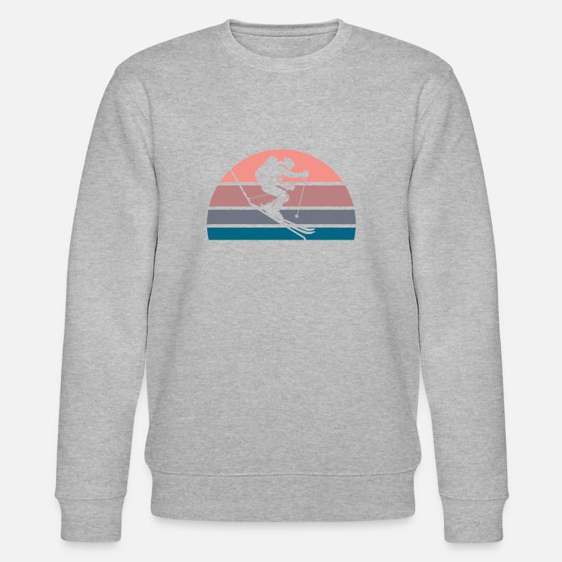 Ski de randonnée alpin - Sweat bio CHANGER Stanley/Stella Unisexe - gris chiné