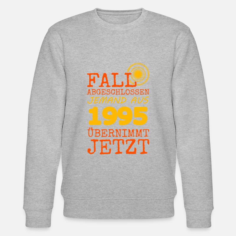 Fall abgeschlossen 1995 - Stanley/Stella Unisex Bio-Sweatshirt CHANGER - Grau meliert