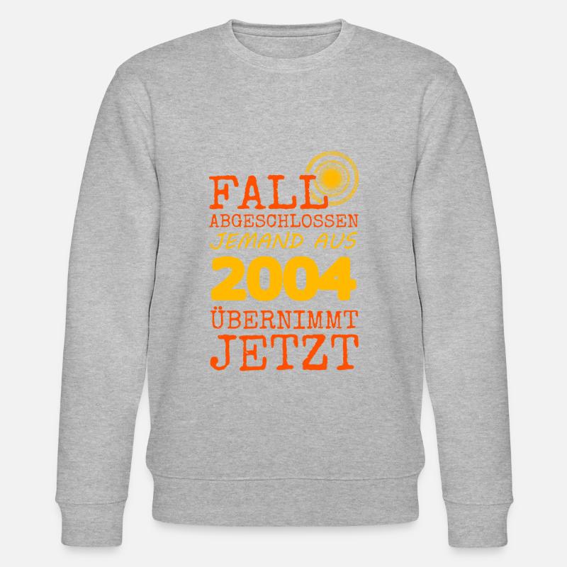 Jahr 2004 - Stanley/Stella Unisex Bio-Sweatshirt CHANGER  - Grau meliert