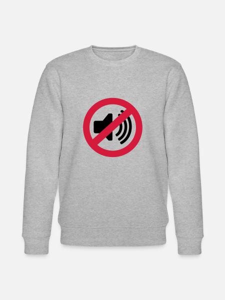 Musik Verbot - Stanley/Stella Unisex Bio-Sweatshirt CHANGER - Grau meliert