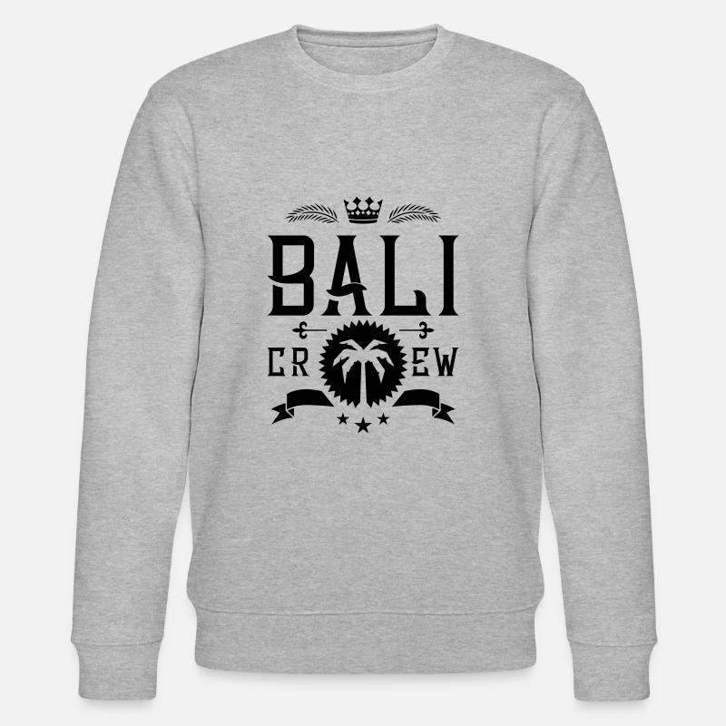 bali crew palme - Stanley/Stella CHANGER Unisex Organic Sweatshirt - heather grey