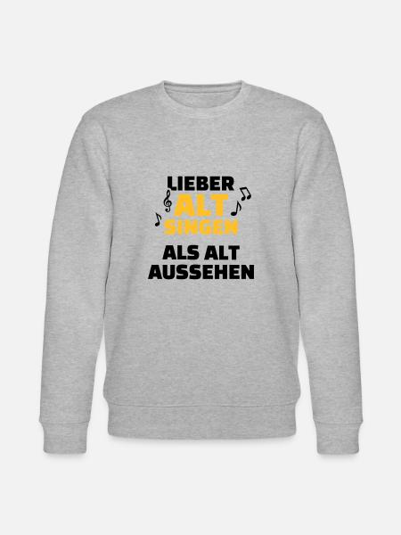 Chor - Stanley/Stella Unisex Bio-Sweatshirt CHANGER - Grau meliert