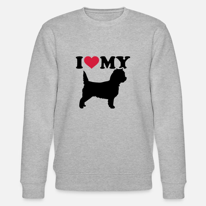 Cairn Terrier - Stanley/Stella Unisex Bio-Sweatshirt CHANGER  - Grau meliert