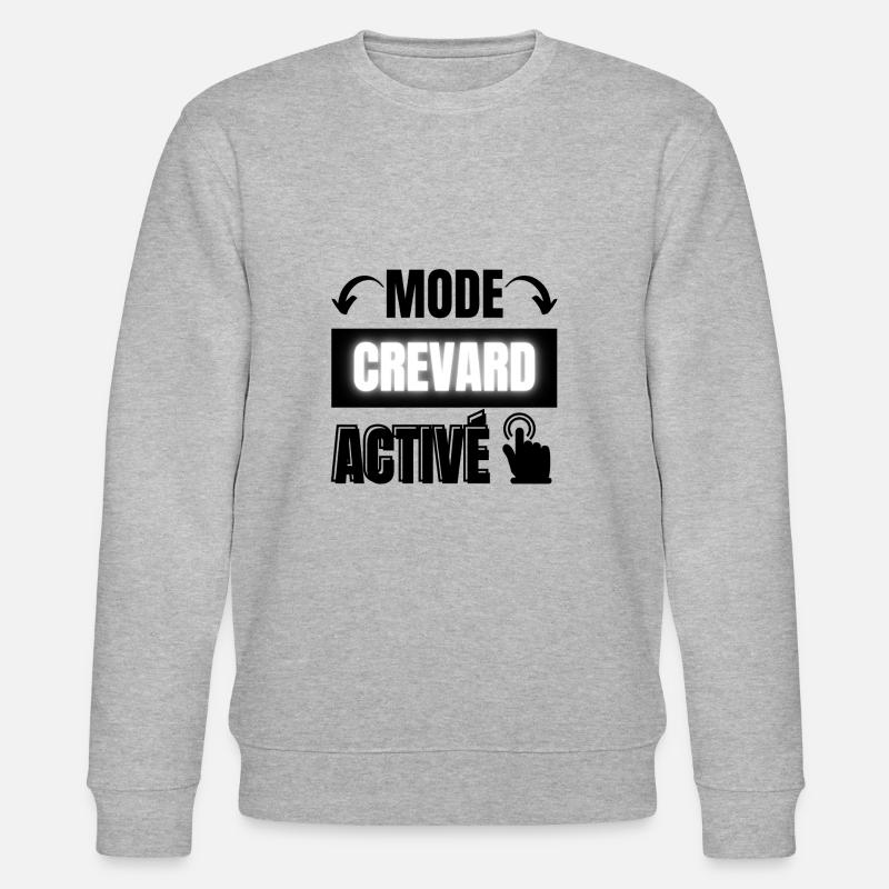 mode crevard activé - Sweat bio CHANGER Stanley/Stella Unisexe - gris chiné
