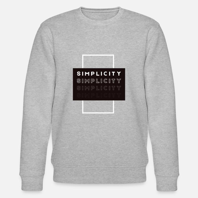 Simplicity - Stanley/Stella Unisex Bio-Sweatshirt CHANGER - Grau meliert