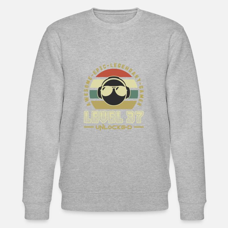 Stufe 37 - Stanley/Stella Unisex Bio-Sweatshirt CHANGER  - Grau meliert