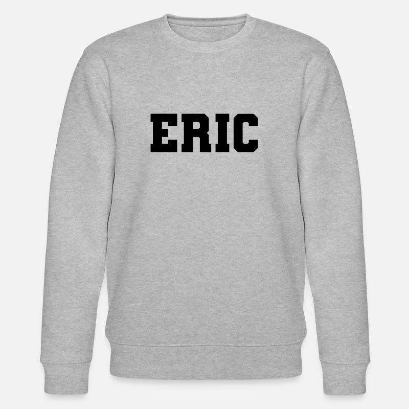 Name - Eric - Stanley/Stella Unisex Bio-Sweatshirt CHANGER  - Grau meliert