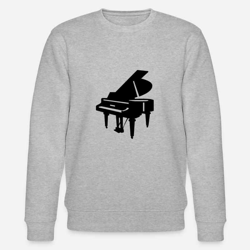 Piano - Stanley/Stella Unisex Bio-Sweatshirt CHANGER  - Grau meliert