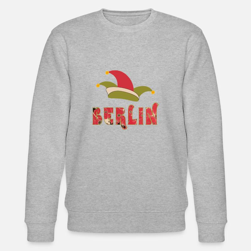 berlin carnaval - Sweat bio CHANGER Stanley/Stella Unisexe - gris chiné