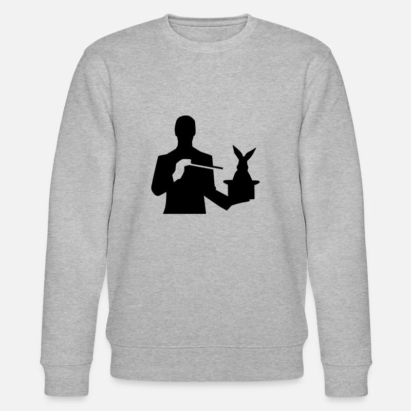 Zauberer - Stanley/Stella Unisex Bio-Sweatshirt CHANGER  - Grau meliert