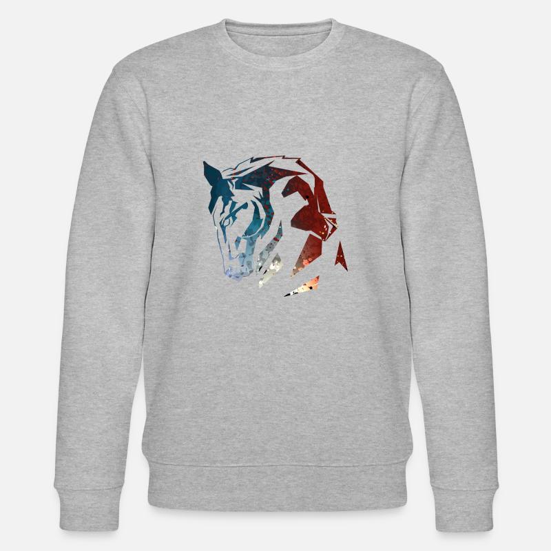 CHEVAL CHEVAL RIDING CHEVAL - Sweat bio CHANGER Stanley/Stella Unisexe - gris chiné
