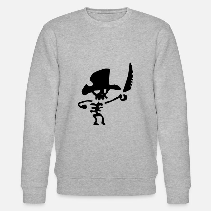 pirate - Sweat bio CHANGER Stanley/Stella Unisexe - gris chiné