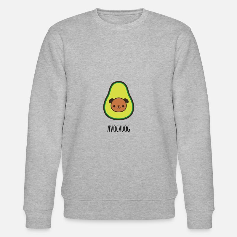 Avocadog - Stanley/Stella Unisex Bio-Sweatshirt CHANGER  - Grau meliert