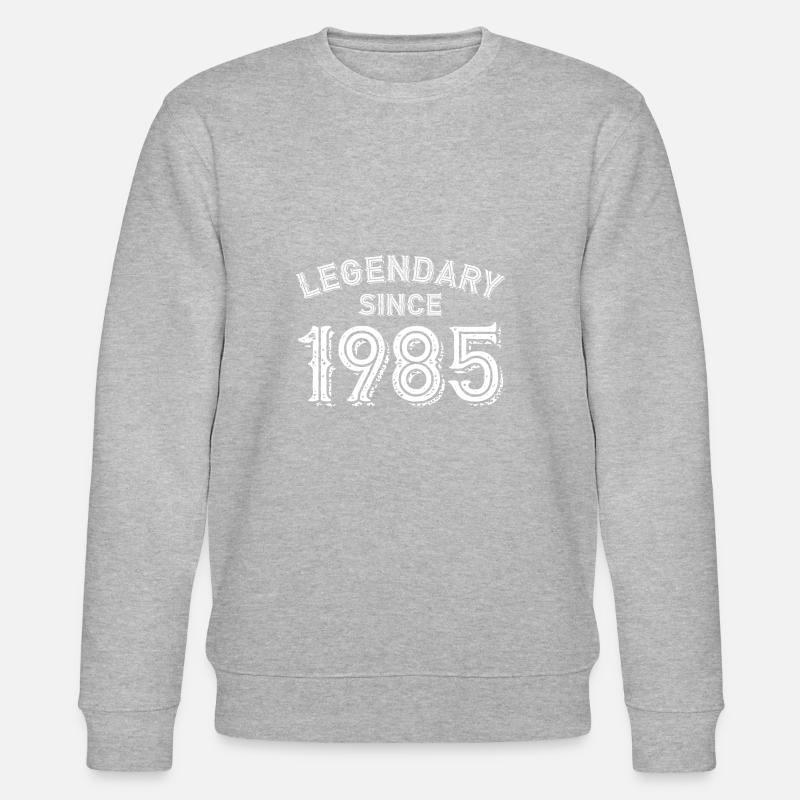 Année de naissance 1985 - Sweat bio CHANGER Stanley/Stella Unisexe - gris chiné