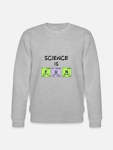 Science is fun - Stanley/Stella CHANGER Unisex Organic Sweatshirt - heather grey