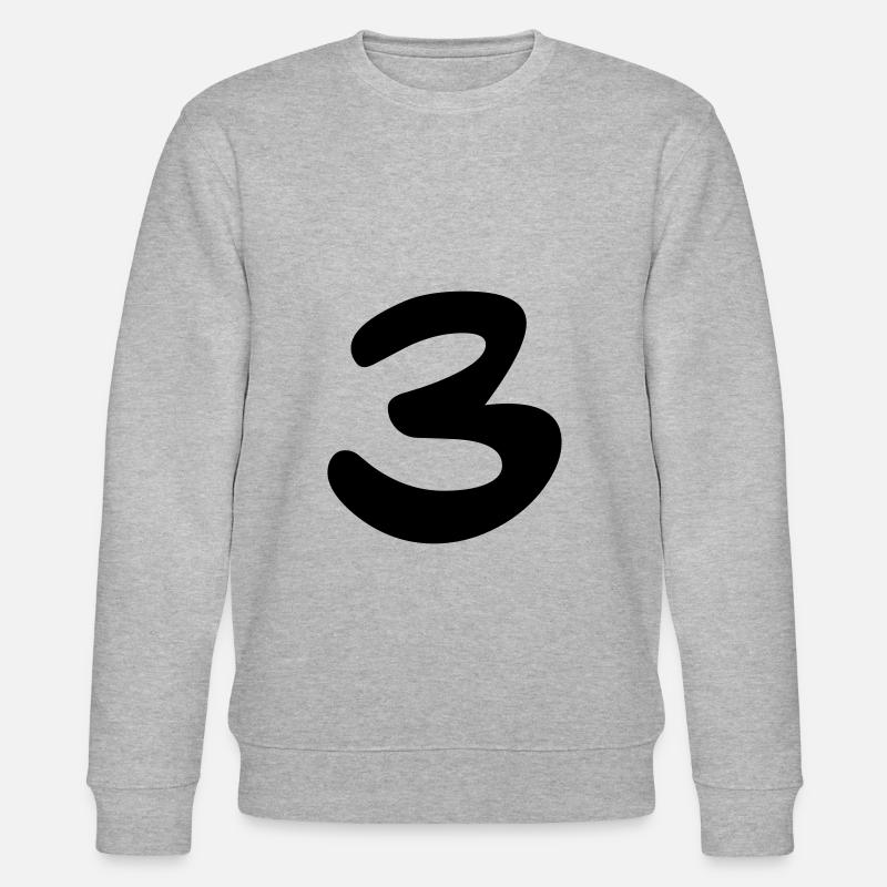 Drei - Stanley/Stella Unisex Bio-Sweatshirt CHANGER  - Grau meliert