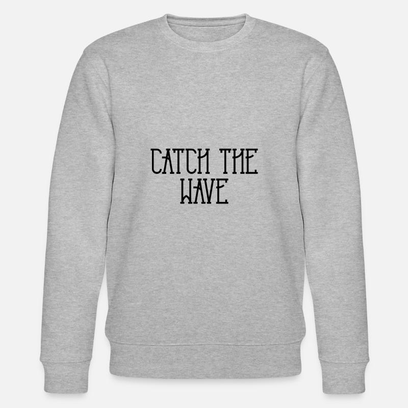 Attrapez le surf de vagues - Sweat bio CHANGER Stanley/Stella Unisexe - gris chiné