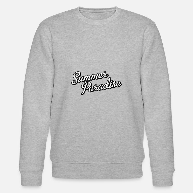 Summer Paradise - Stanley/Stella Unisex Bio-Sweatshirt CHANGER  - Grau meliert