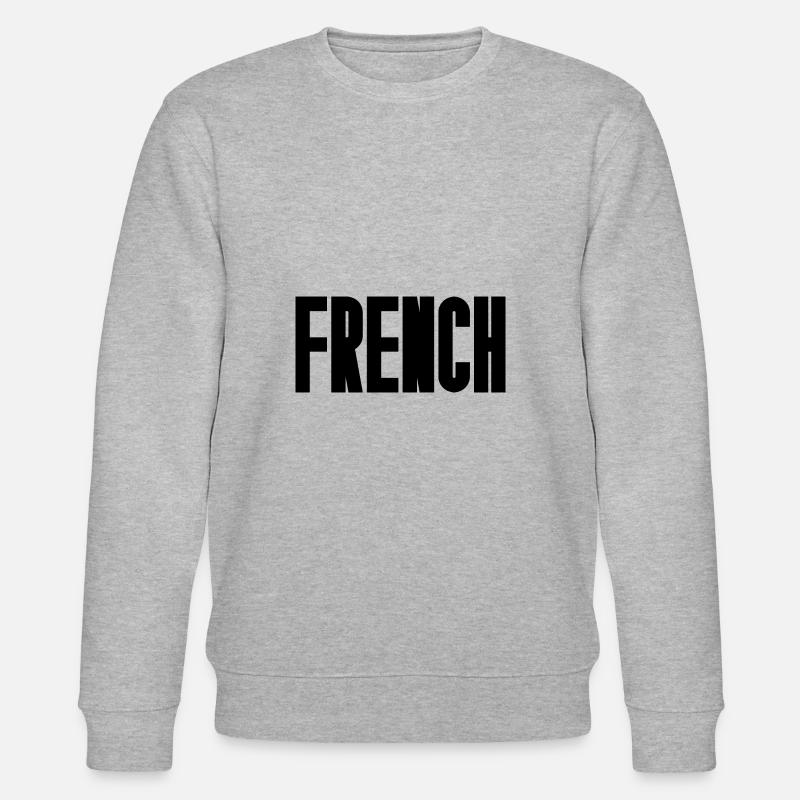 French - Stanley/Stella Unisex Bio-Sweatshirt CHANGER  - Grau meliert