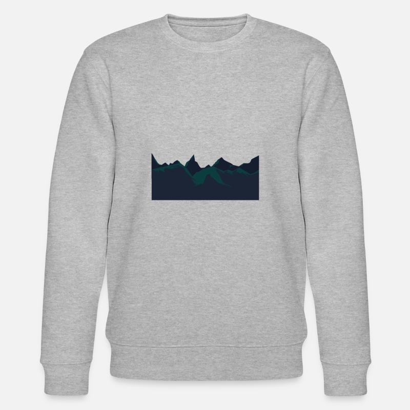 Berge - Stanley/Stella Unisex Bio-Sweatshirt CHANGER  - Grau meliert