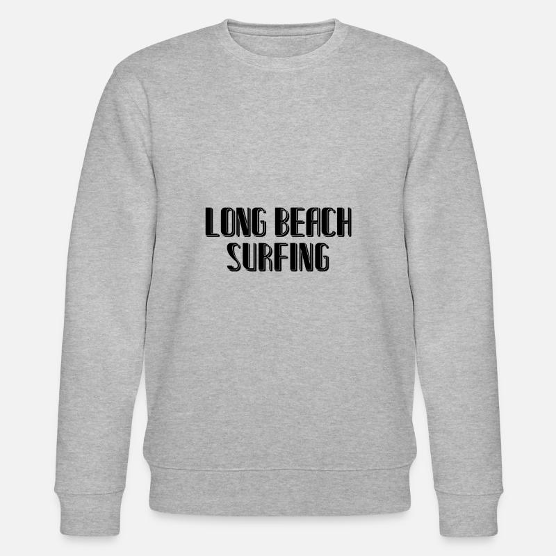 Long Beach Surfing - Stanley/Stella Unisex Bio-Sweatshirt CHANGER  - Grau meliert