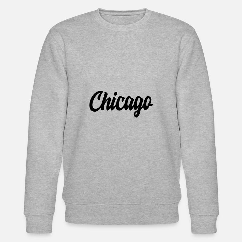 Chicago - Stanley/Stella Unisex Bio-Sweatshirt CHANGER  - Grau meliert