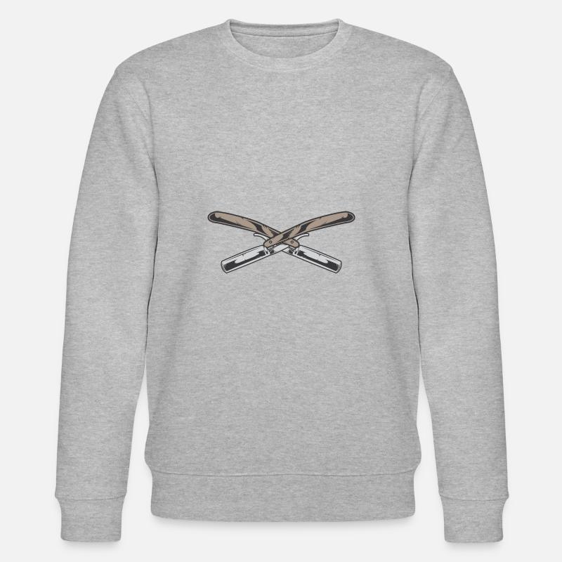 Rasiermesser - Stanley/Stella Unisex Bio-Sweatshirt CHANGER  - Grau meliert