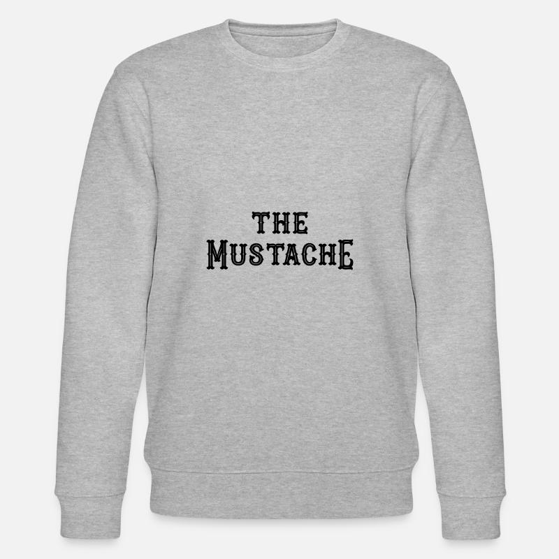 The Mustache - Stanley/Stella Unisex Bio-Sweatshirt CHANGER  - Grau meliert