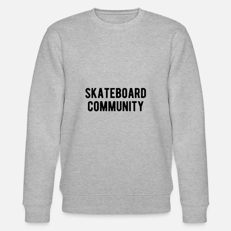Communauté de skateboard - Sweat bio CHANGER Stanley/Stella Unisexe - gris chiné