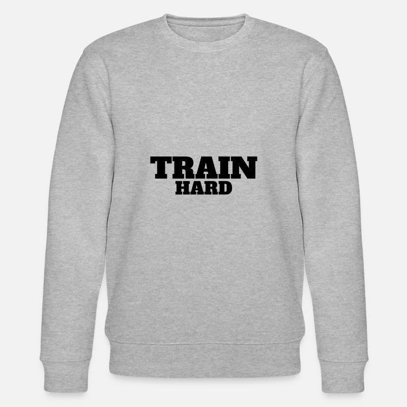 Entraînez-vous dur - Sweat bio CHANGER Stanley/Stella Unisexe - gris chiné